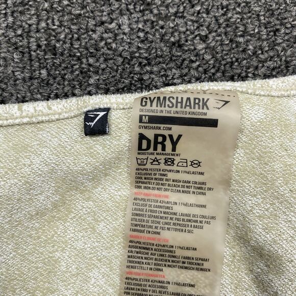 Gymshark Fleur Texture Crop Top Keyhole Thumbhole Chest Hole Cropped Size Medium - Picture 5 of 7